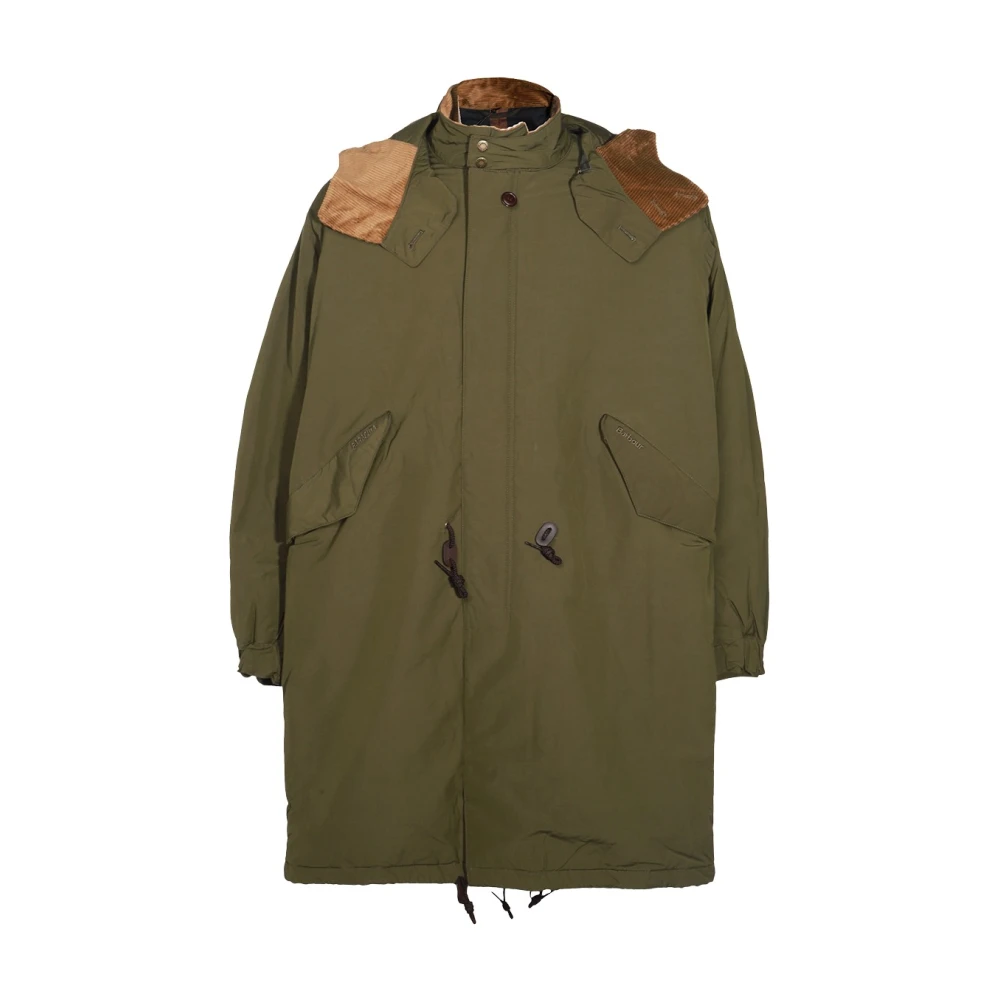 Barbour Groene Hoodie met Ritssluiting Green Heren