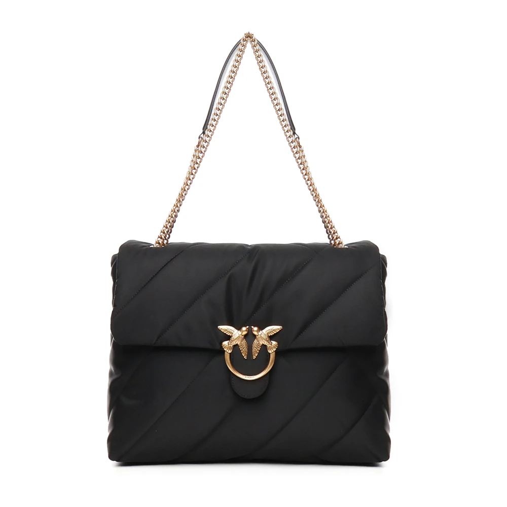 pinko Zwarte Love Birds Schoudertas Black Dames