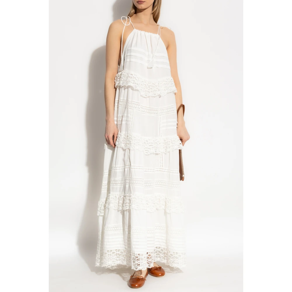 Munthe Jurk met bandjes Fuenta White Dames