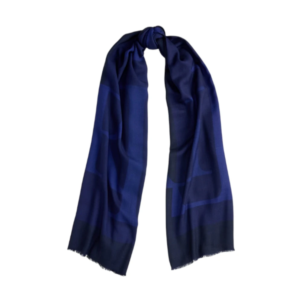 Ralph Lauren Blue Winter Scarves, Female, One Size, Scarves