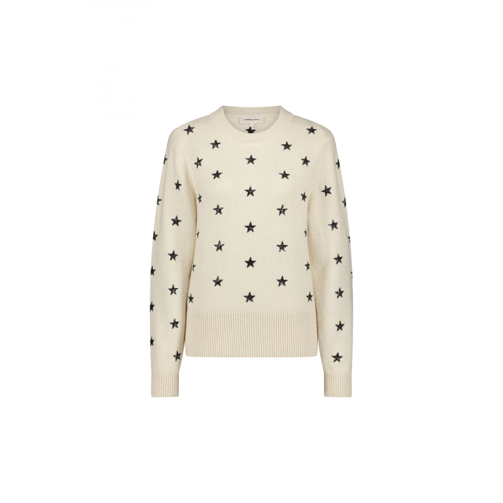 Fabienne Chapot Stjärntryck Kräm Pullover Beige, Dam