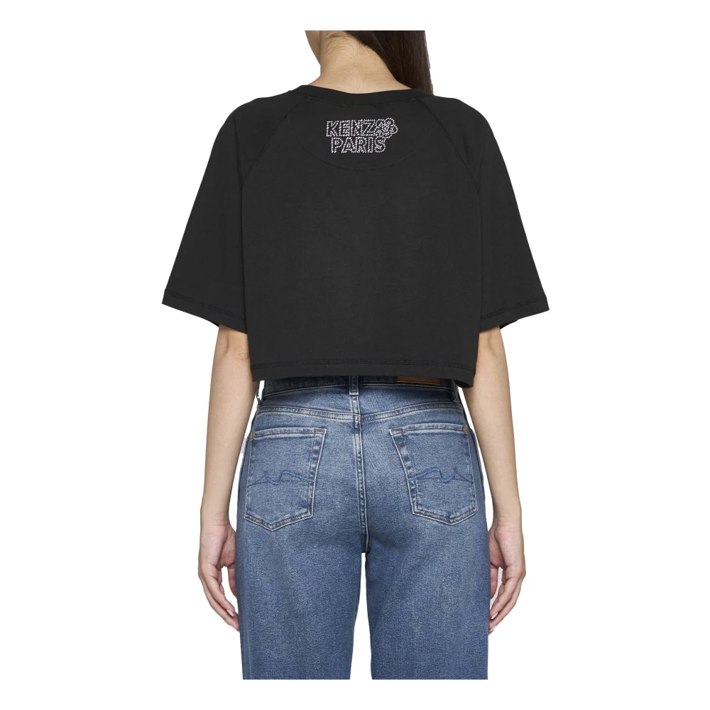 Kenzo Zwarte T-shirts en Polos Black Dames