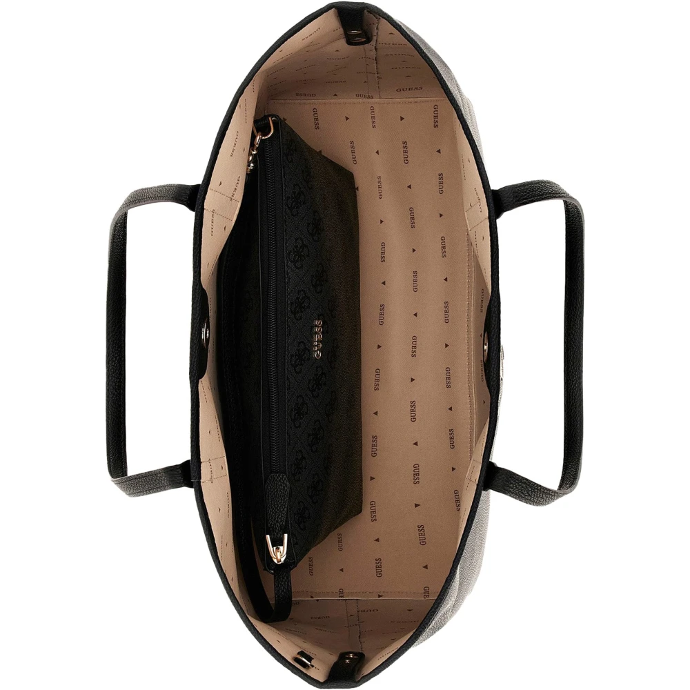 Guess Stijlvolle 2-in-1 Handtas voor Vrouwen Black Dames
