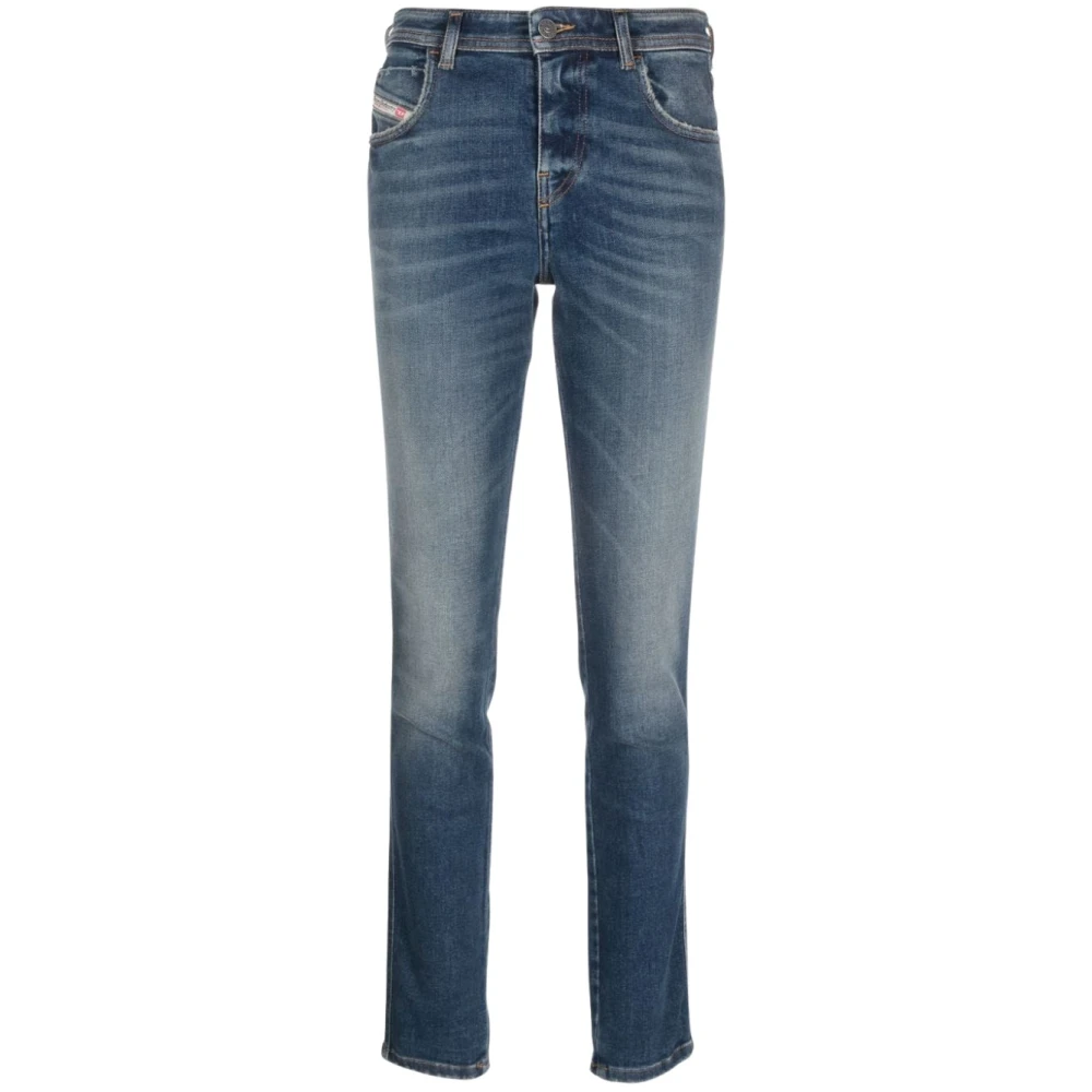 Diesel Babhila Slim-Fit Jeans Blue Dames