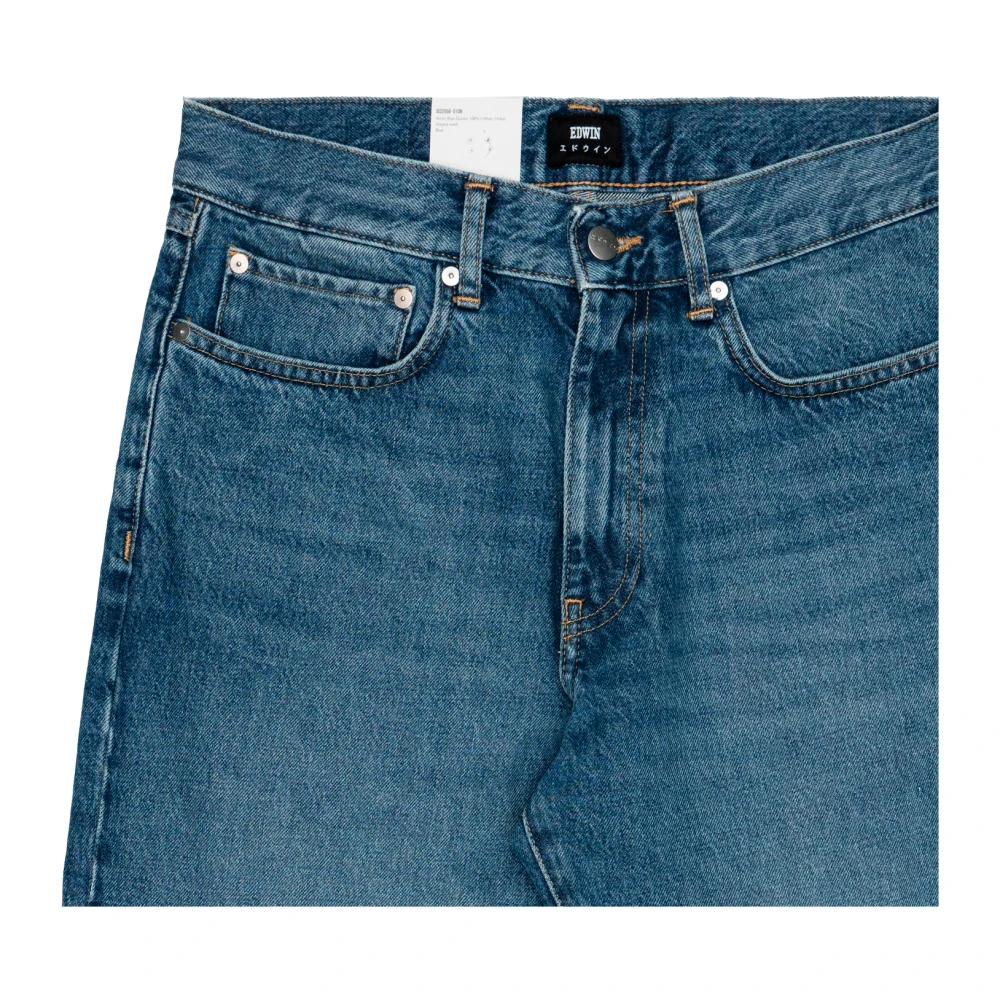 Edwin Arctic Blue Katoenen Tapered Leg Jeans Blue Heren