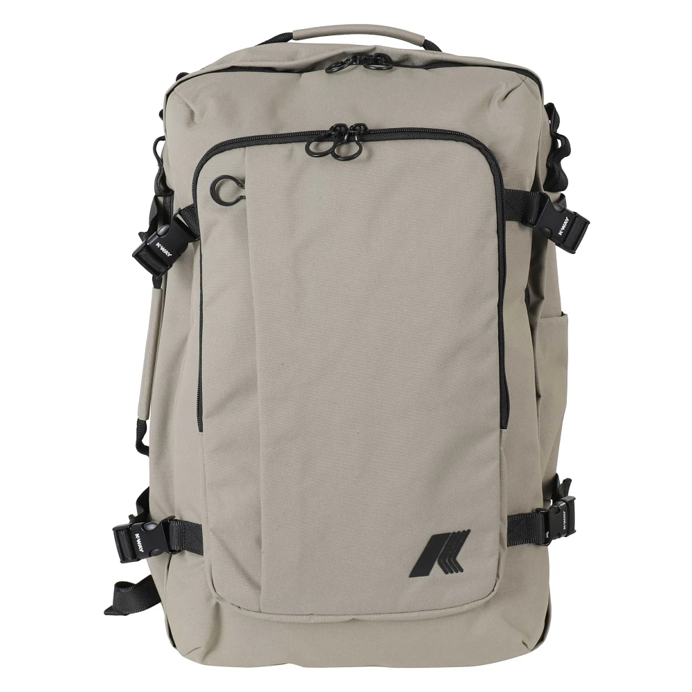 K-Way Uomo Grigio Borse, Taglia Unica, New,