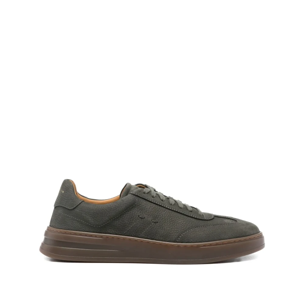 Henderson Panter Hert Leren Sneakers Heren Schoenen Grijs