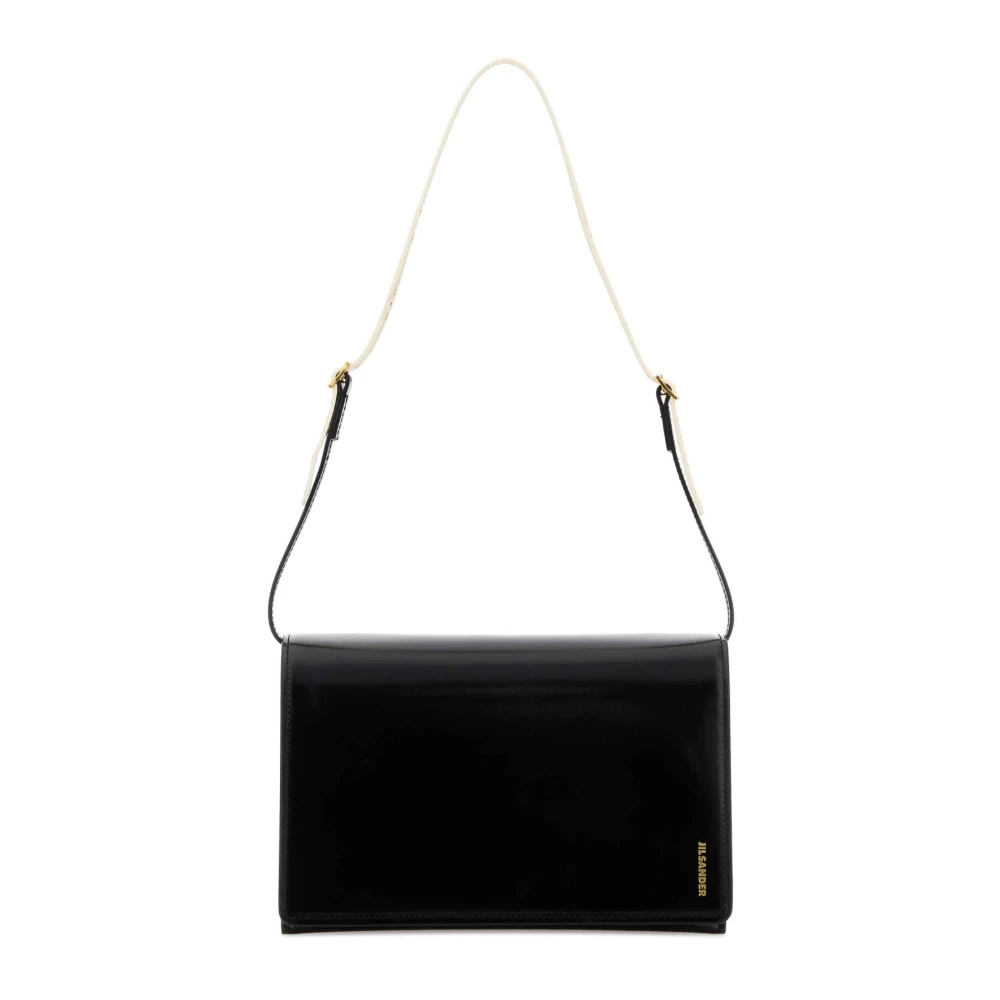 Jil Sander Women's Black Shoulder Bags, One Size, Small File Shoulder Bag
