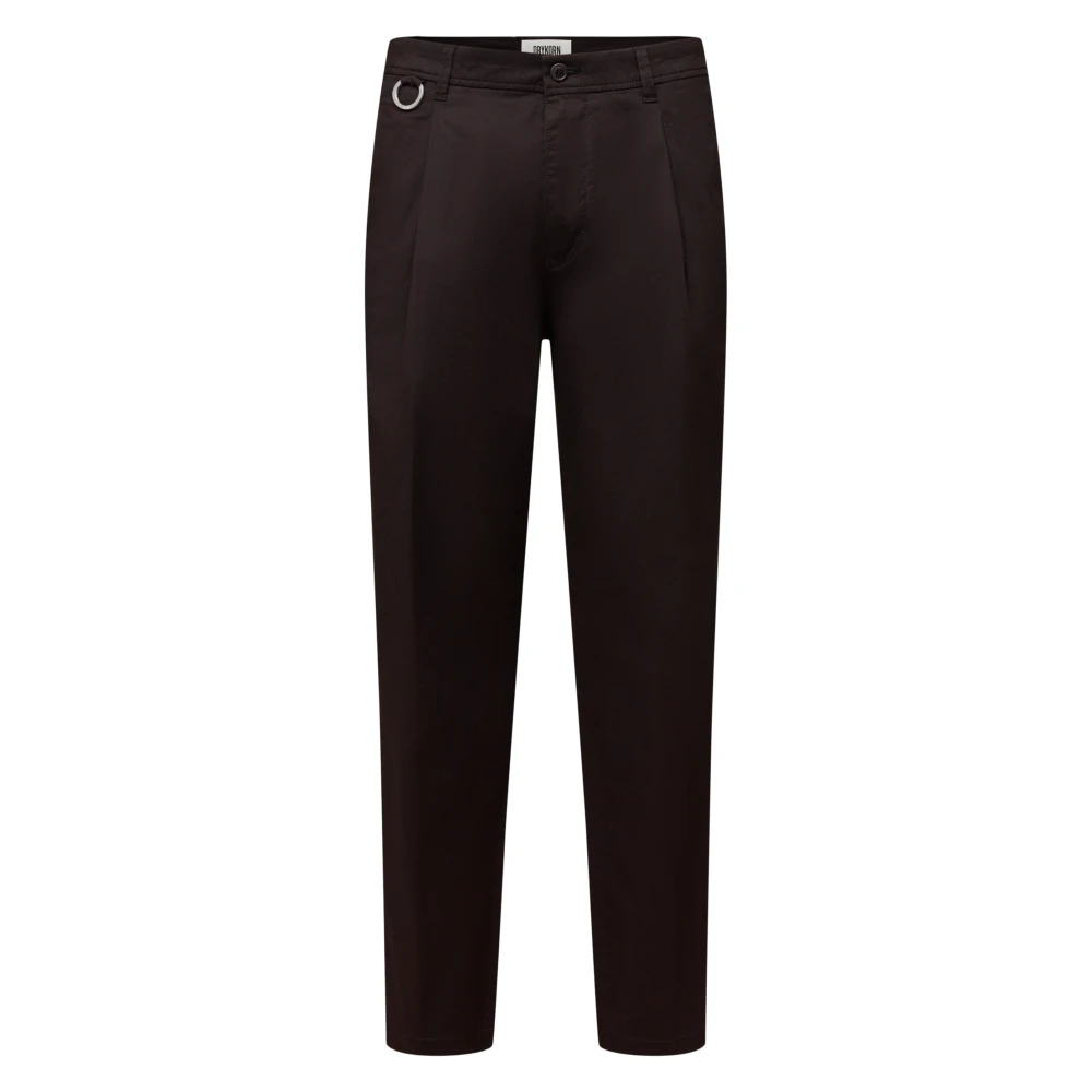 Drykorn Men's Brown Slim-Fit Trousers, W34 L34, Devyn Slim-Fit Trousers