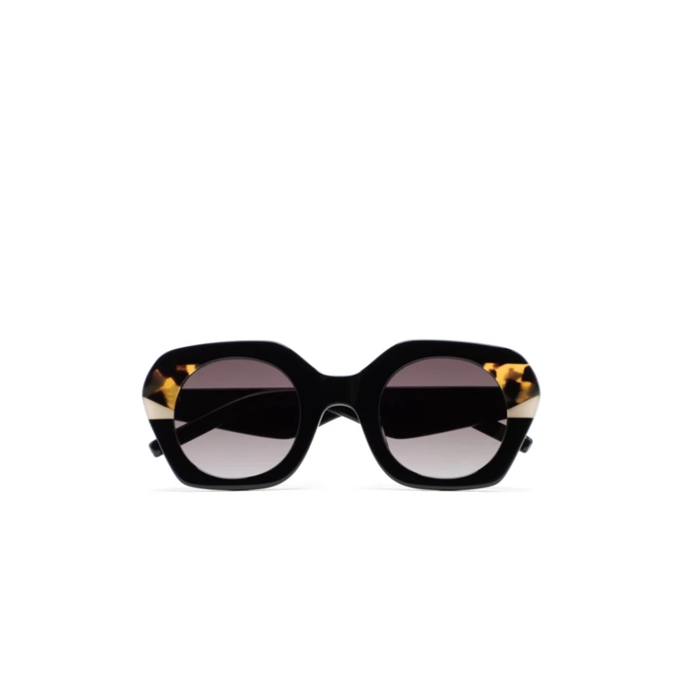 Kaleos Unisex Black Voyter Sunglasses