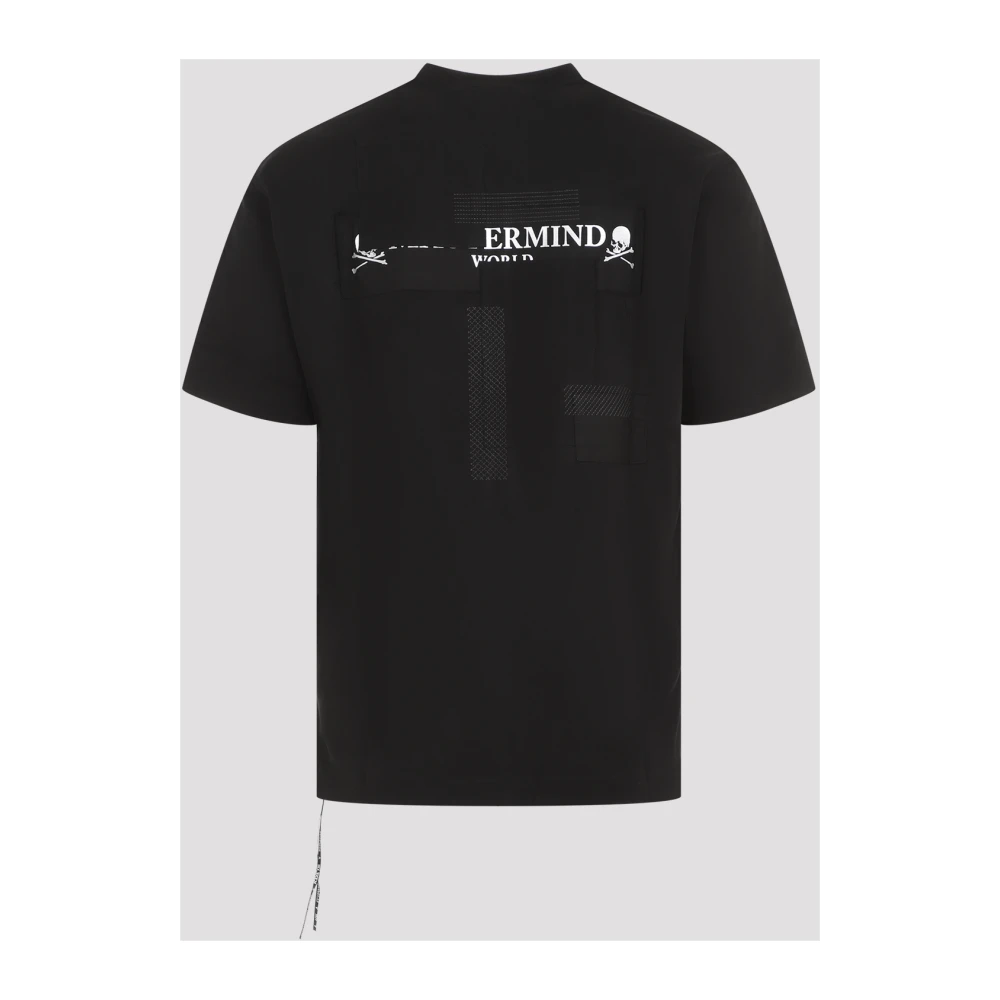 Mastermind World Zwart Patchwork T-shirt Black Heren