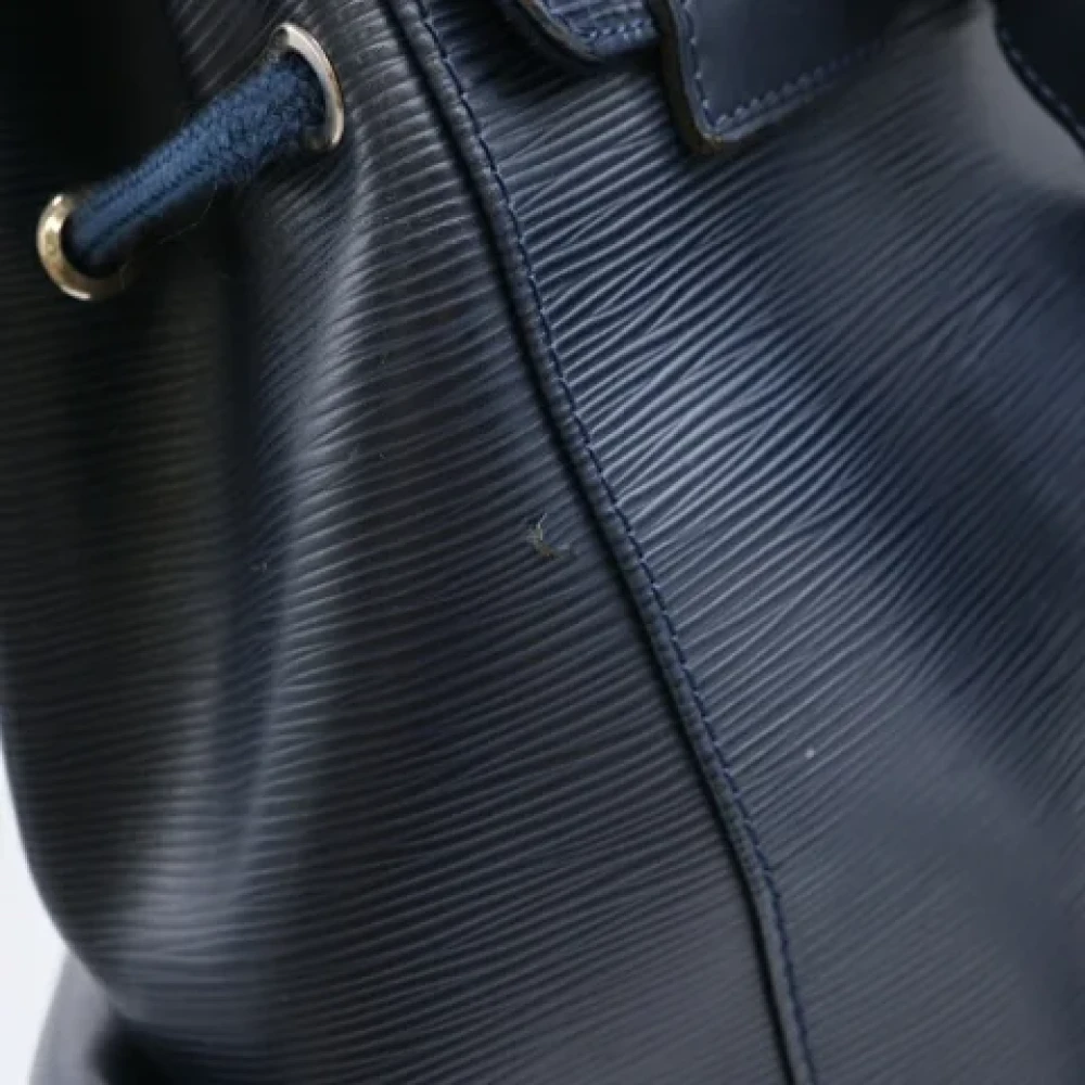 Louis Vuitton Vintage Pre-owned Leather backpacks Blue Dames