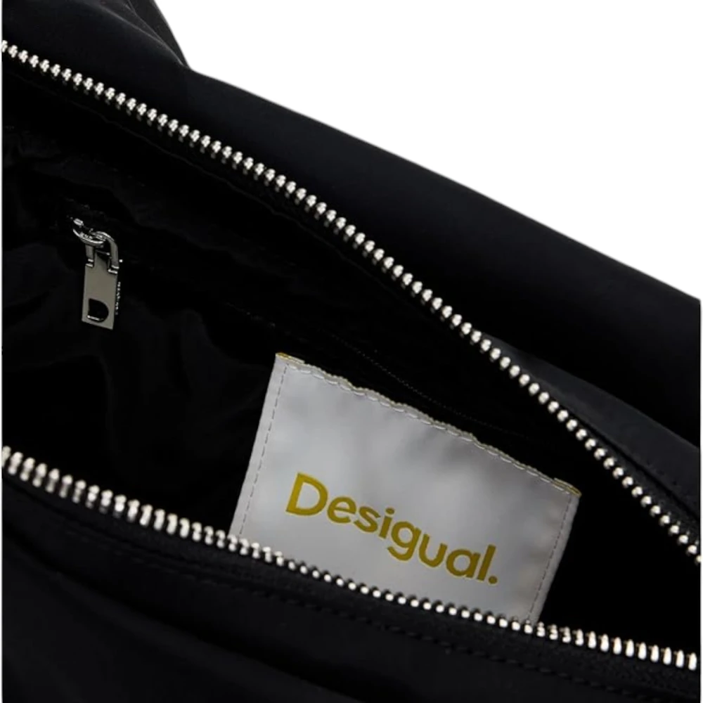 Desigual Dames Schoudertas Synthetisch Leer Black Dames