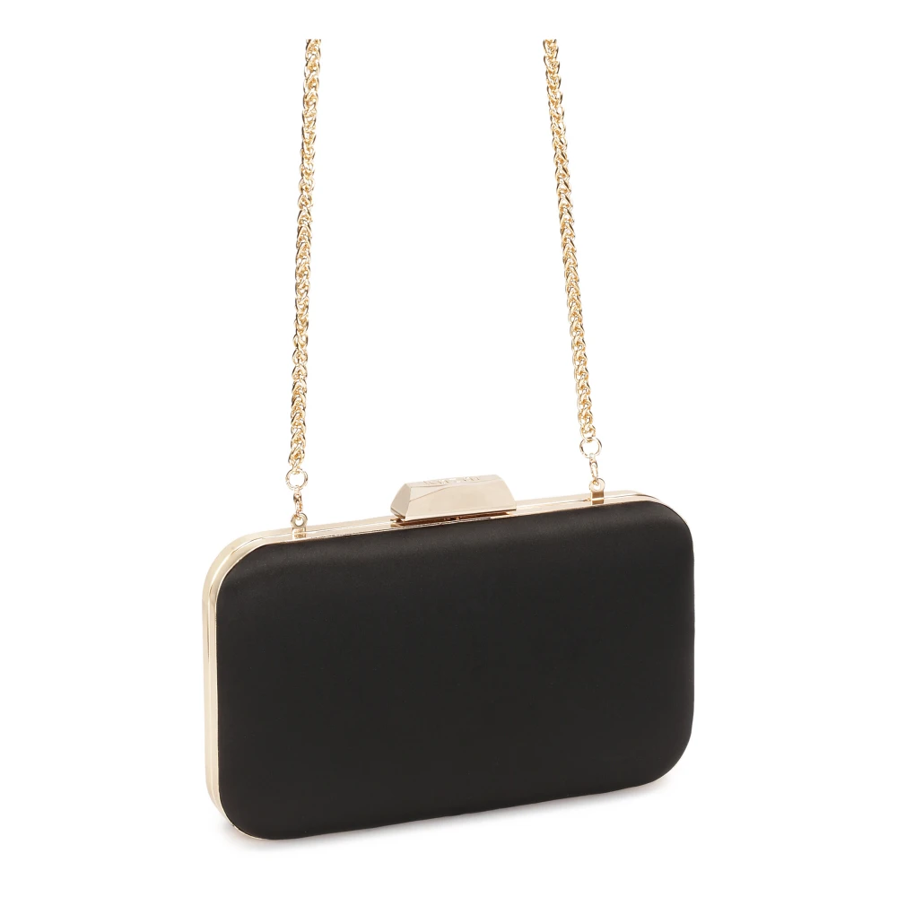 Kazar Gelegenheidskoppelingstas in zwart stof Black Dames