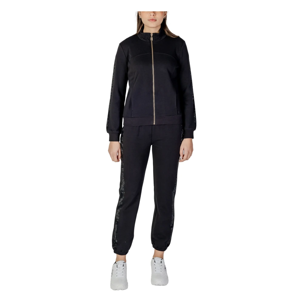 Liu Jo Lente Zomer Dames Onbedekte Sweatshirt Black Dames