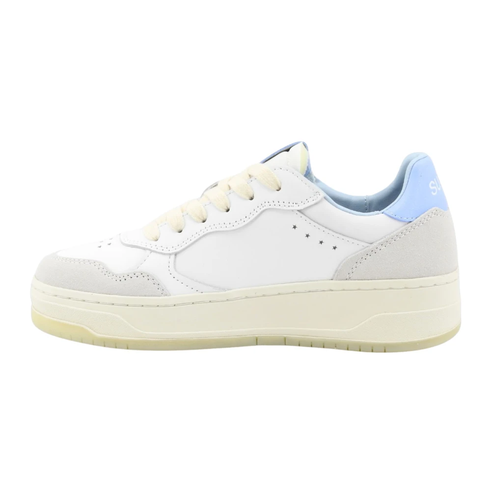 Sun68 Basket Love Lady Dames Schoenen Wit