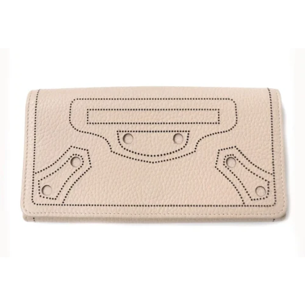 Balenciaga Vintage Pre-owned Leather wallets Pink Dames