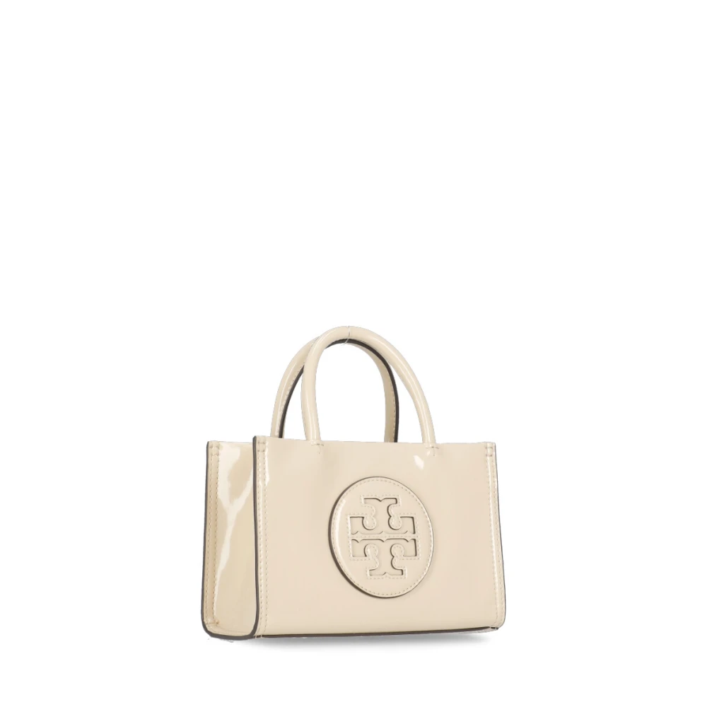 TORY BURCH Synthetisch leren damestas met handvatten Beige Dames