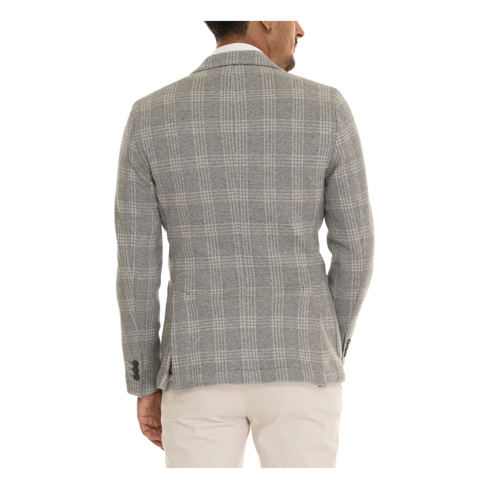 Paoloni Stijlvolle Klassieke Jas Gray Heren