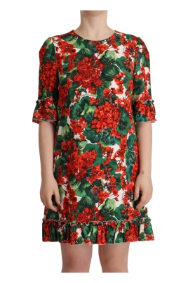 Elegant Blommig Mini Klänning