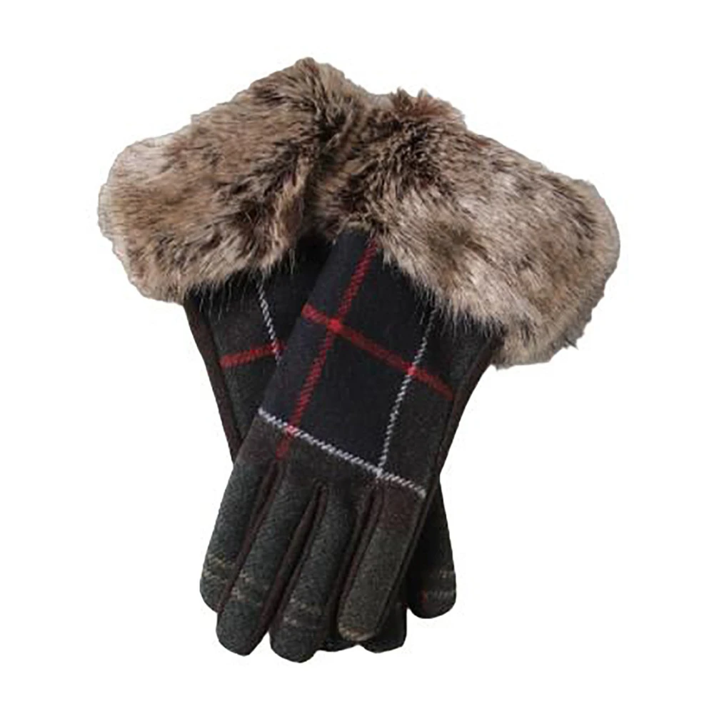 Barbour Grijze Handschoenen voor Mannen Gray Dames