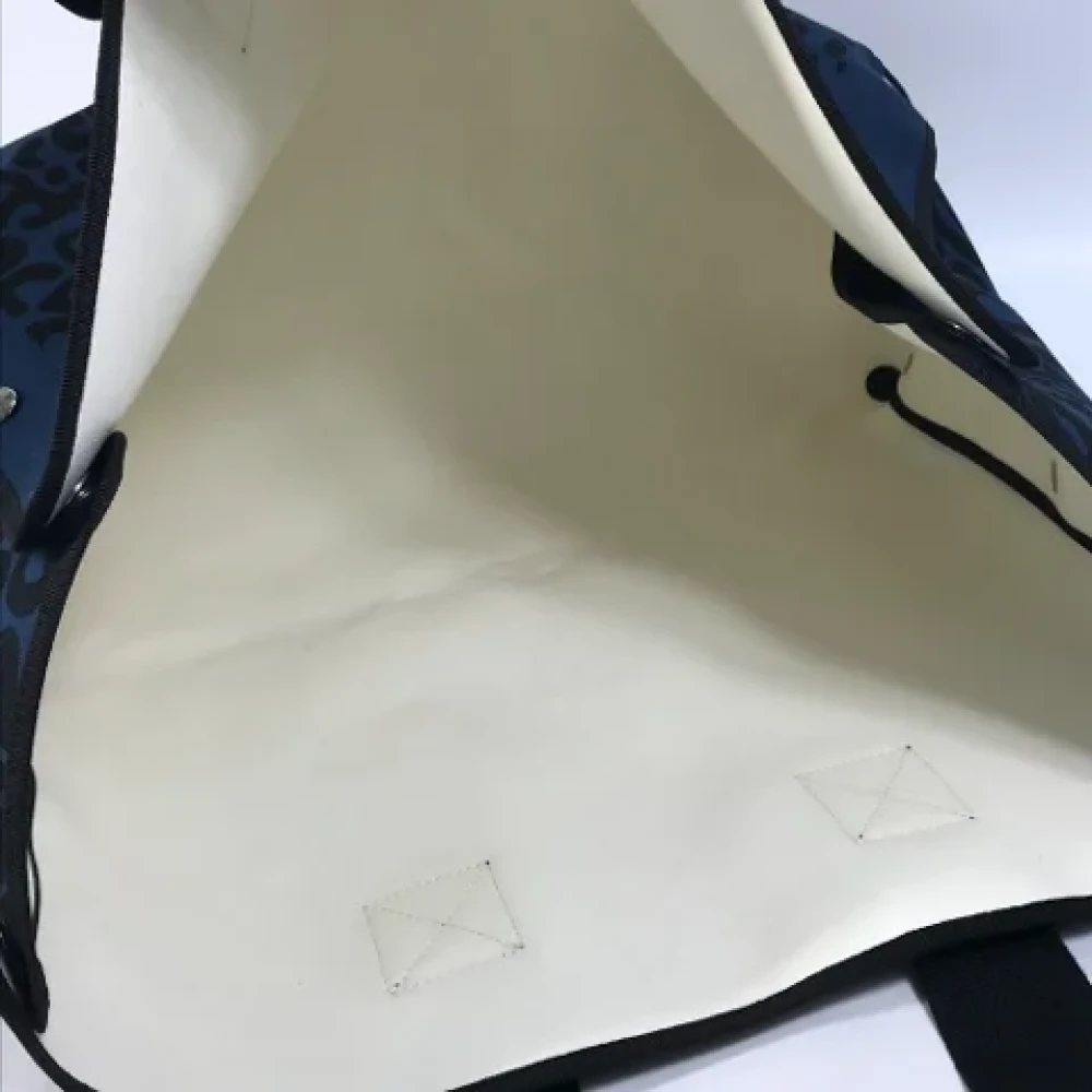 Hermès Vintage Pre-owned Cotton totes Blue Dames