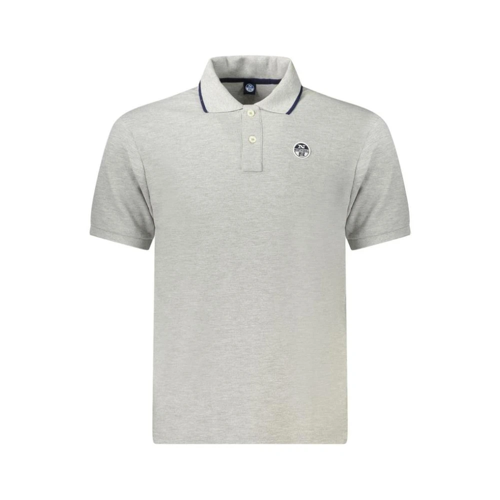 North Sails Klassiek katoenen poloshirt in grijs Gray Heren