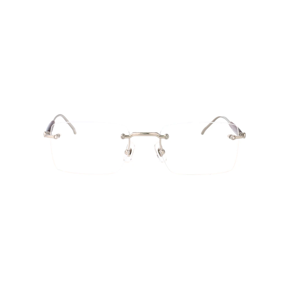 Montblanc Men's Gray Glasses, 55 Mm, Mb0411o Optical Frame