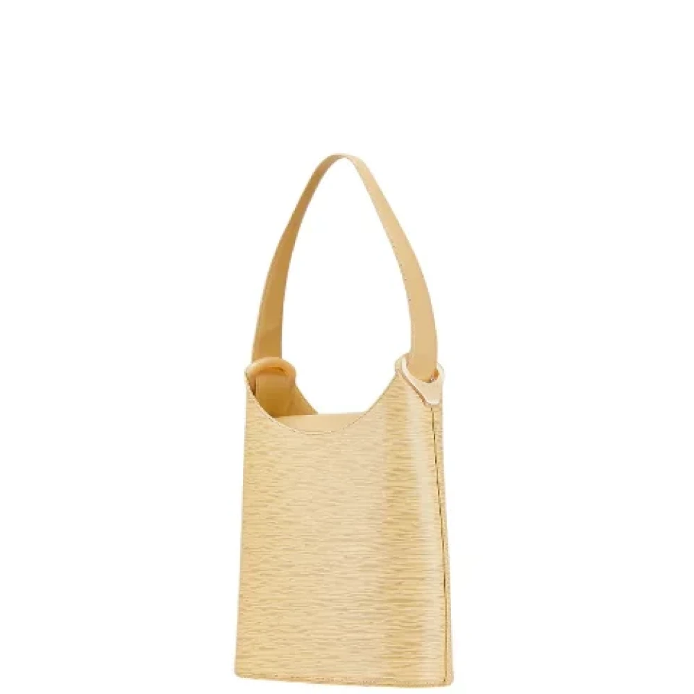 Louis Vuitton Vintage Pre-owned Leather handbags Yellow Dames