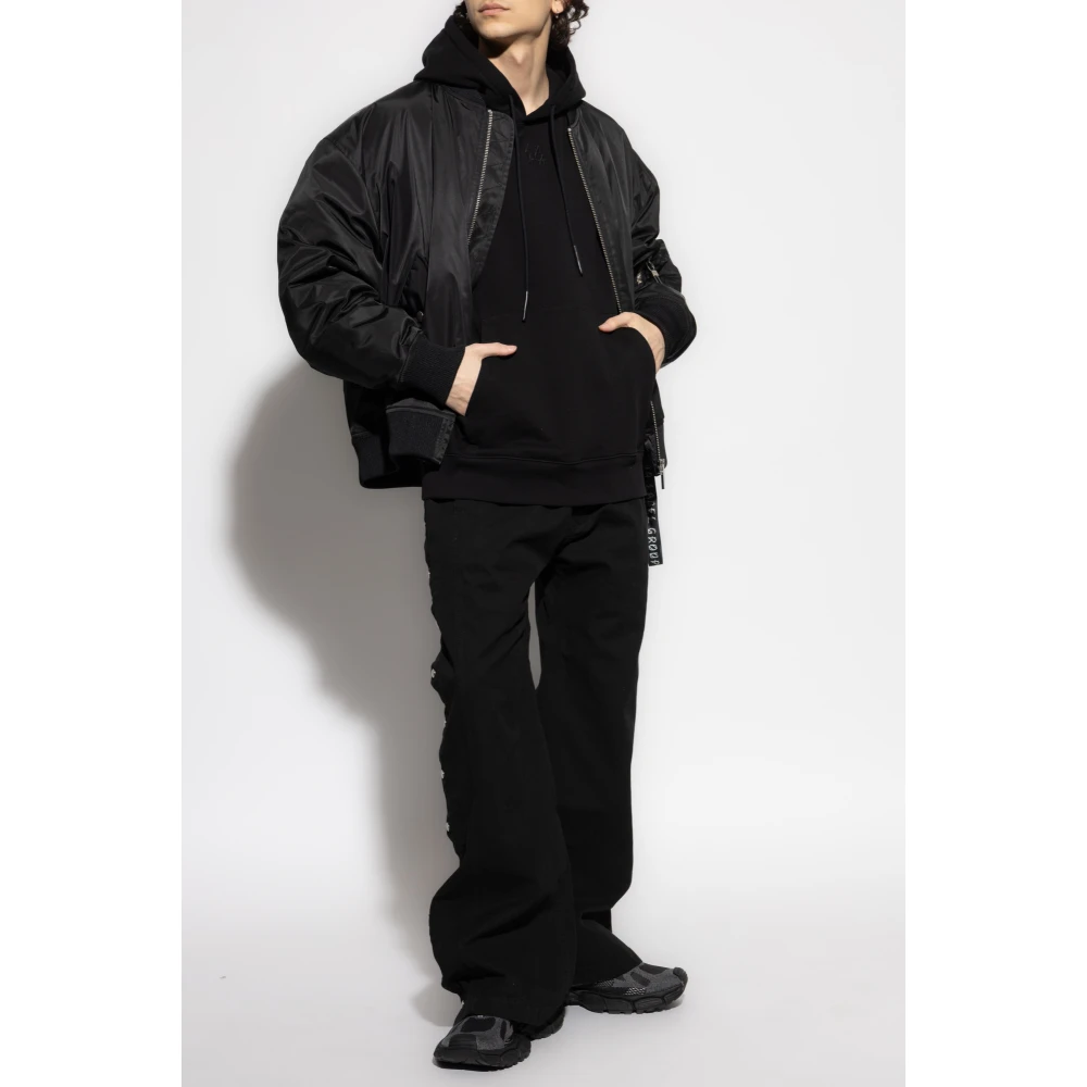 44 Label Group Sweatshirt met logo Black Heren