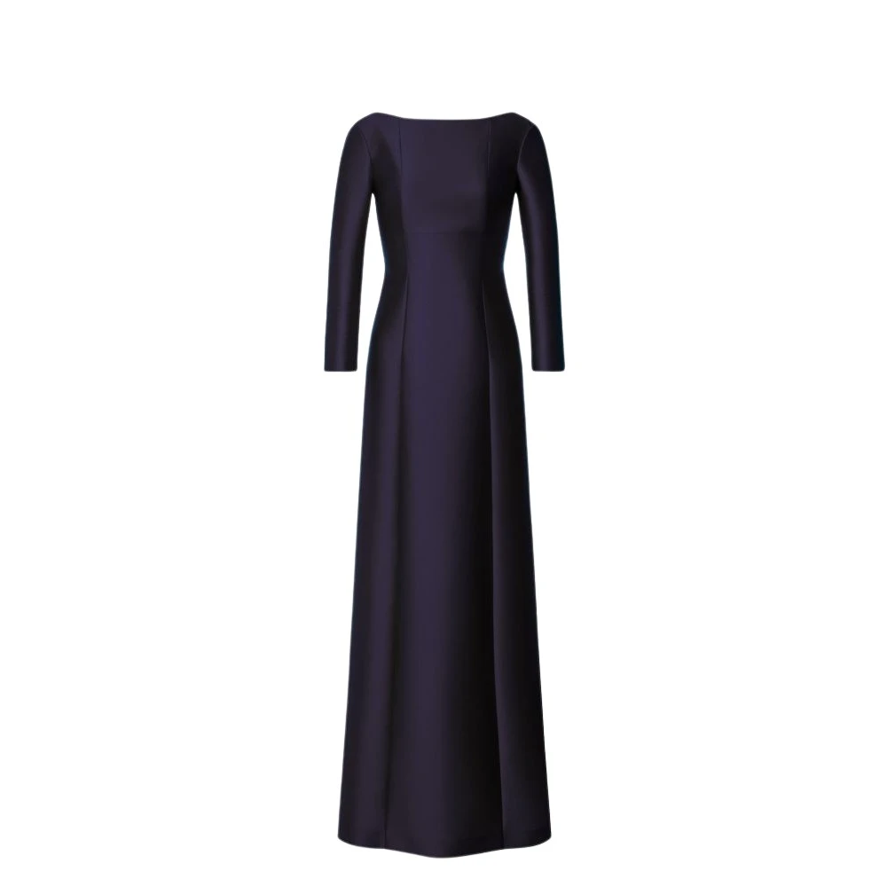 Alberta Ferretti Blue Gowns, Female, M, Mikado Gown