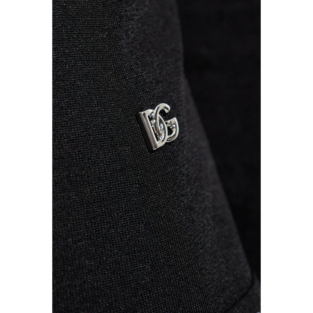 Dolce & Gabbana Cardigan met logo Black Dames