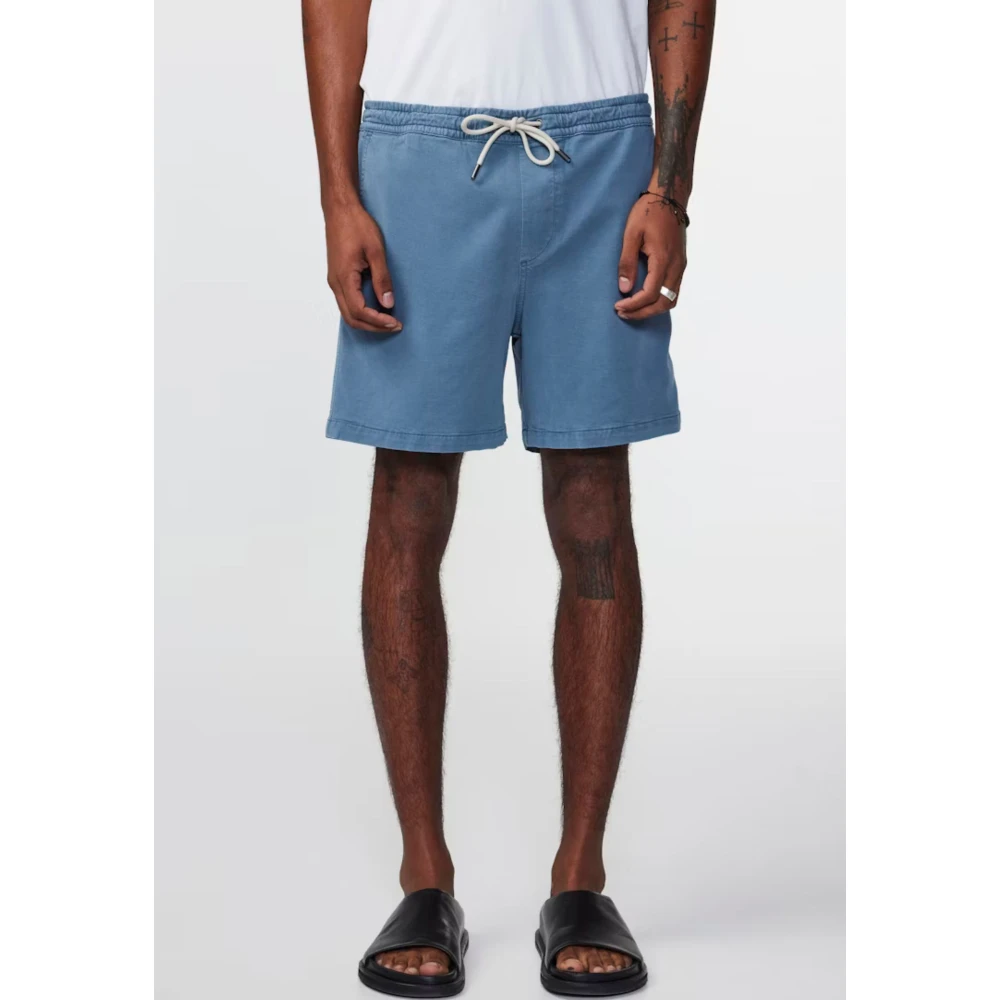 Nn07 Blauwe Gregor Shorts Blue Heren