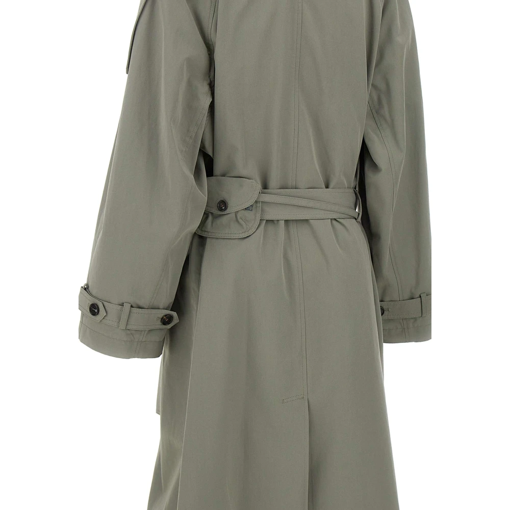 LOW Classic Khaki Groene Trenchcoat met Riemtas Green Dames