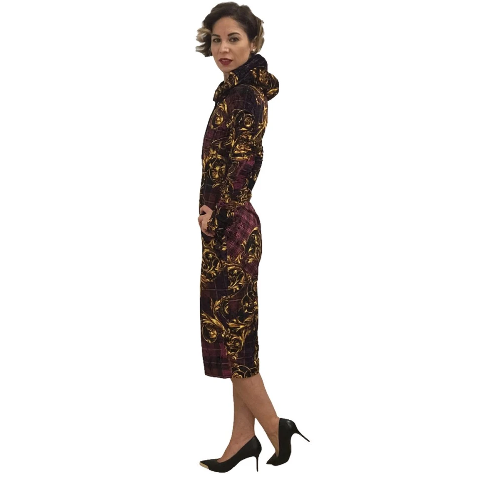 Versace Jeans Couture Knielange jurk Multicolor Dames