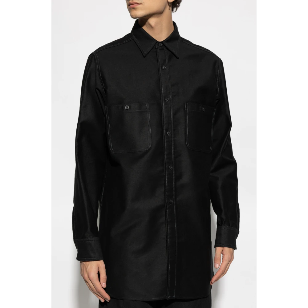 Maison Margiela Overhemd met zakken Black Heren
