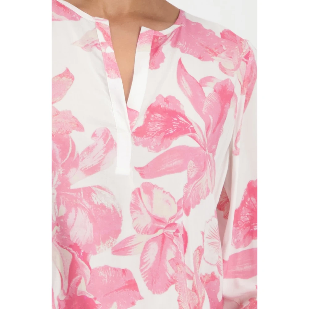 monari Bloemen Blouse Pink Dames