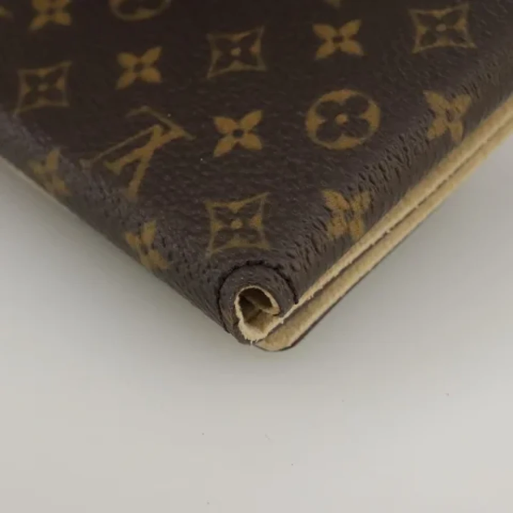 Louis Vuitton Vintage Pre-owned Canvas wallets Brown Dames