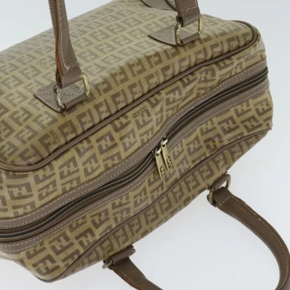 Fendi Vintage Pre-owned Canvas handbags Brown Dames