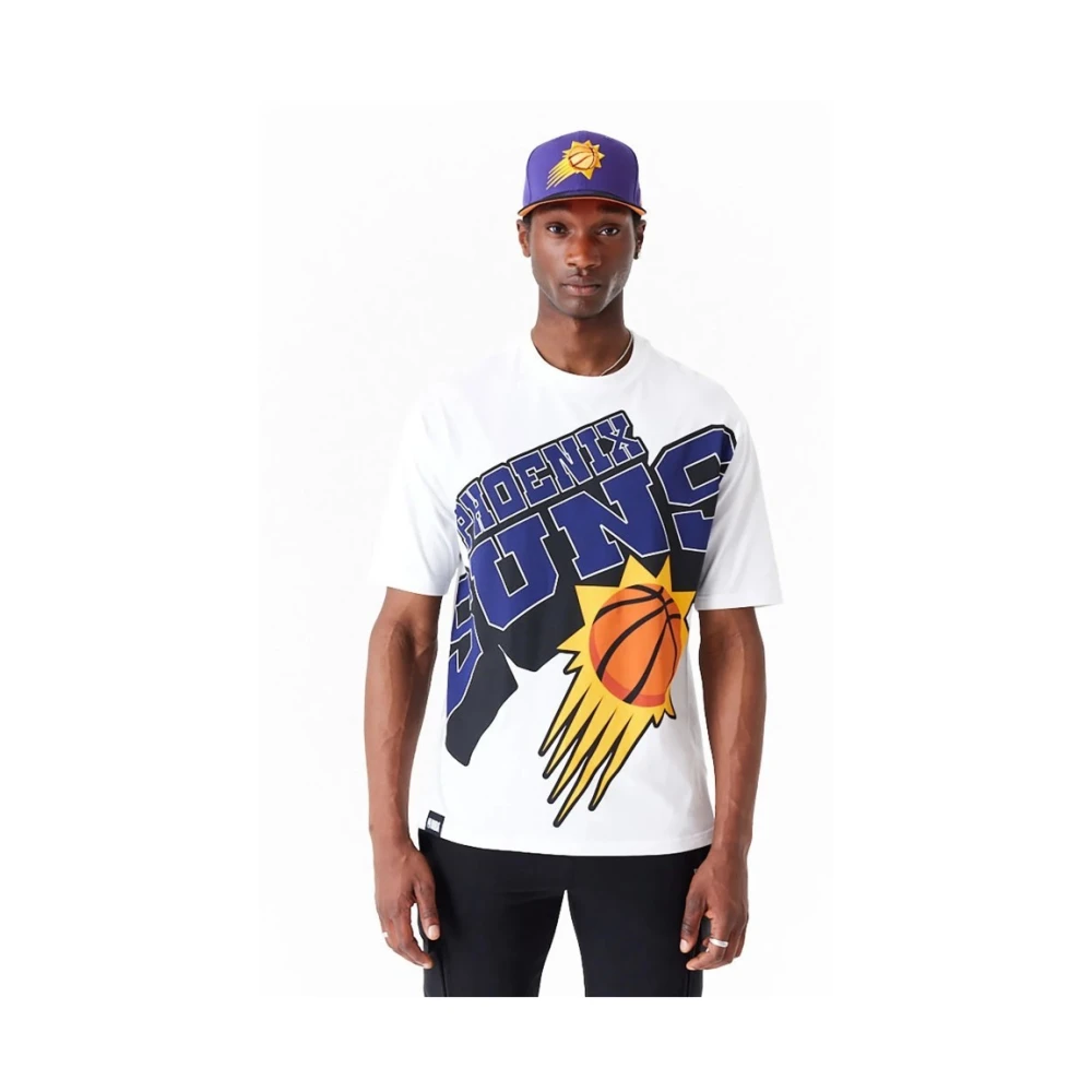 new era Witte Suns NBA T-shirt White Heren