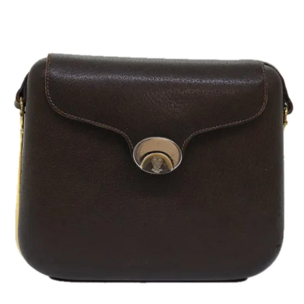 Gucci Vintage Pre-owned Leather gucci-bags Brown Dames