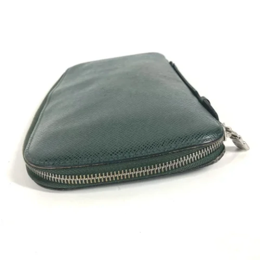 Louis Vuitton Vintage Pre-owned Leather wallets Green Dames