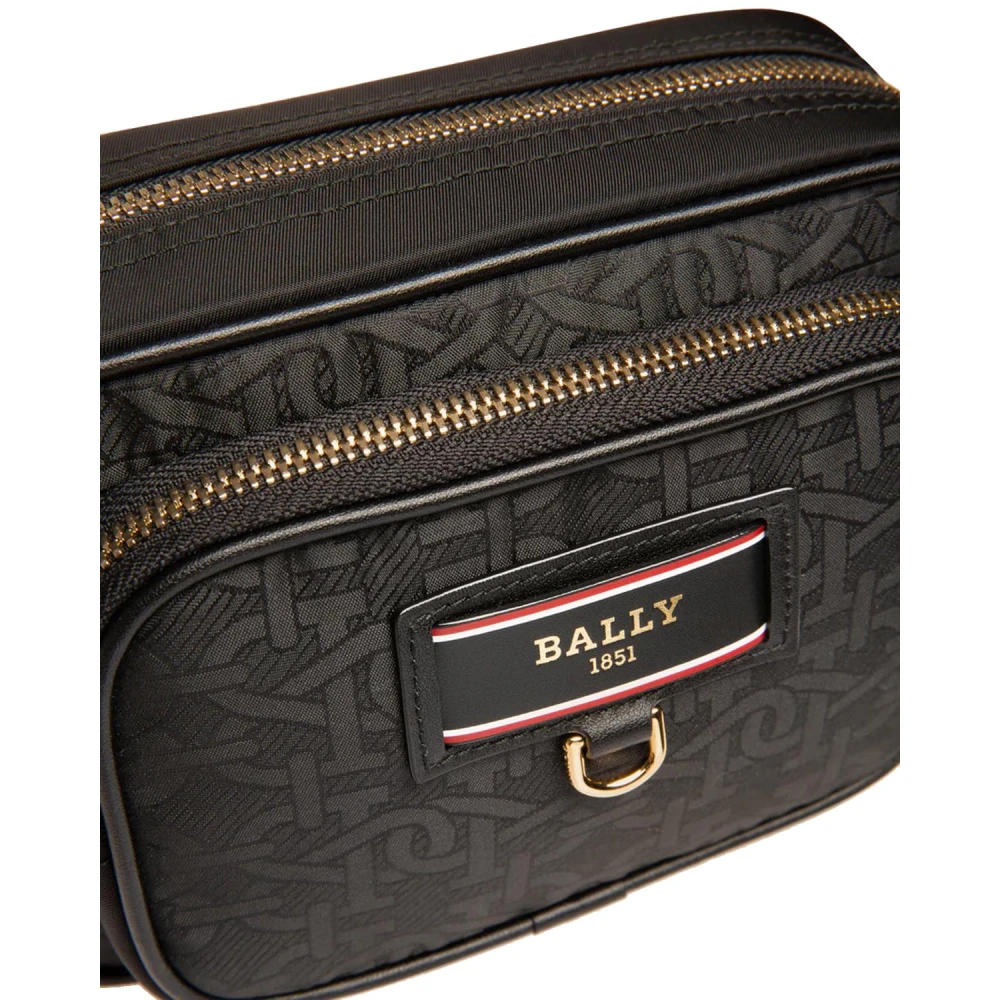 Bally Logo Mini Schoudertas Black Dames