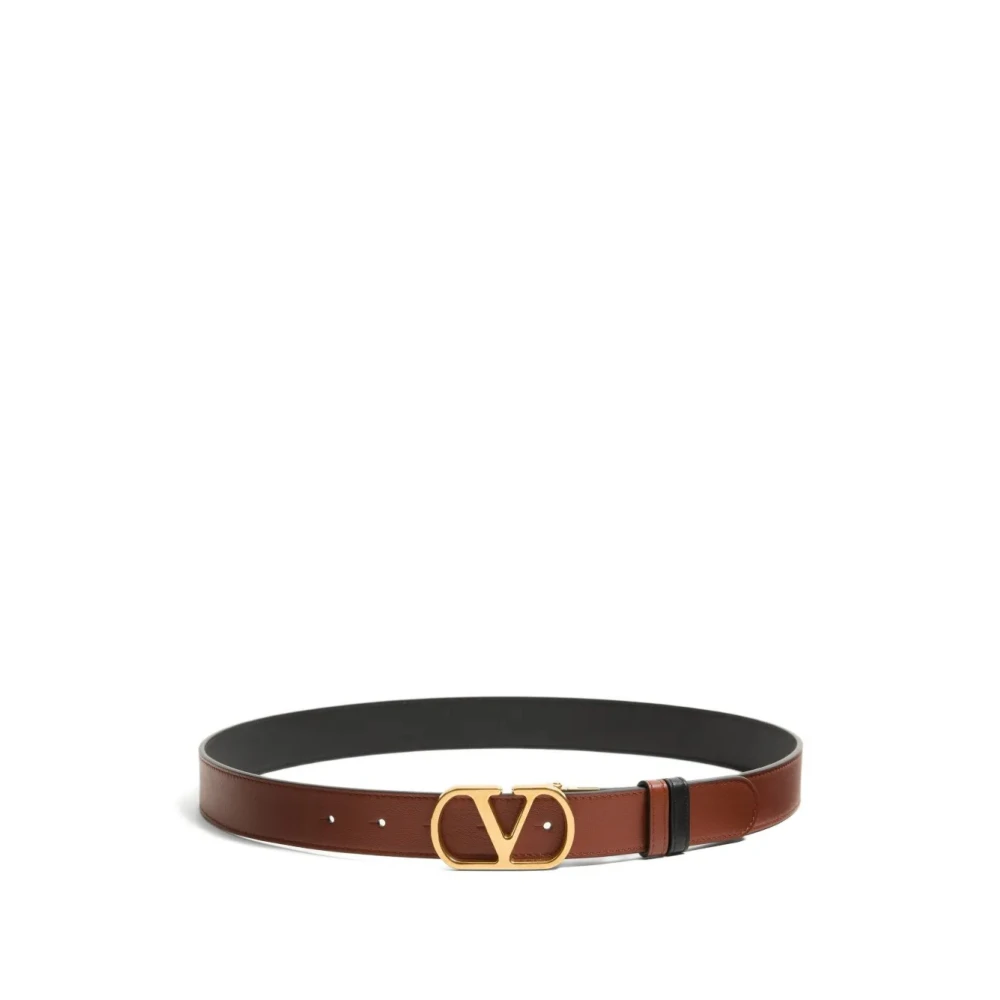 Valentino Garavani Brown Belts, Female, 75 Cm, Vlogo Signature Belt