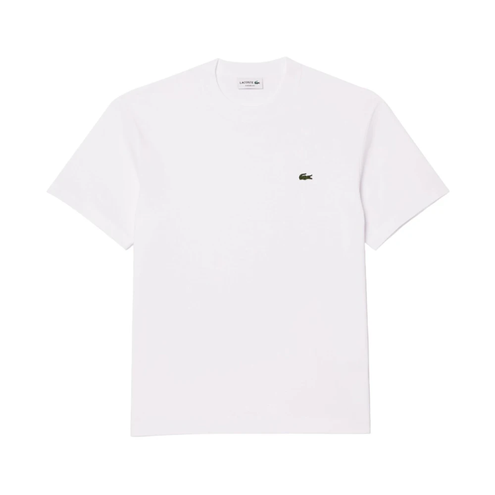 T-Shirt & Polo Lacoste Classic Fit T-Shirt - Blanc Uomo Bianco Piccolo - Immagine 10