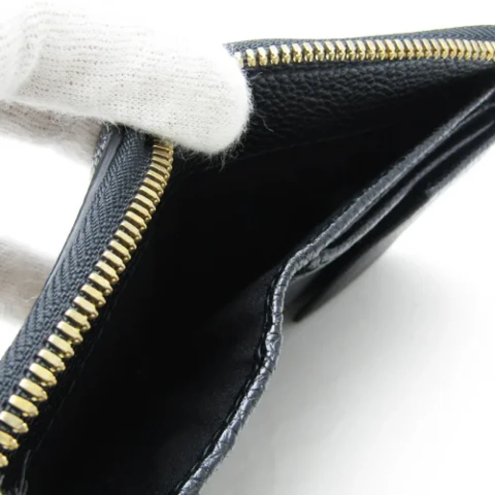 Salvatore Ferragamo Pre-owned Leather wallets Black Dames