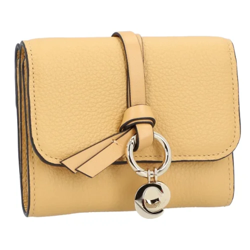 Chloé Leather handbags Yellow Dames
