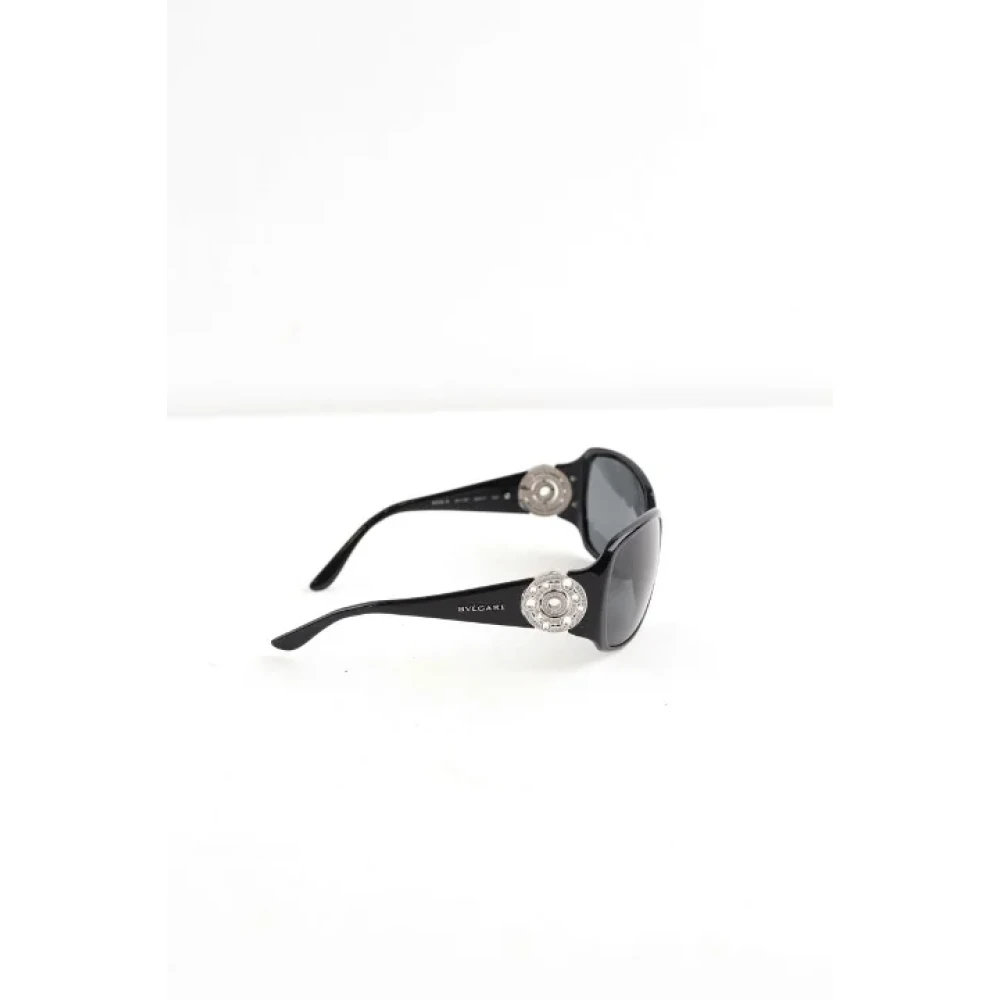 Bvlgari Vintage Pre-owned Plastic sunglasses Black Dames