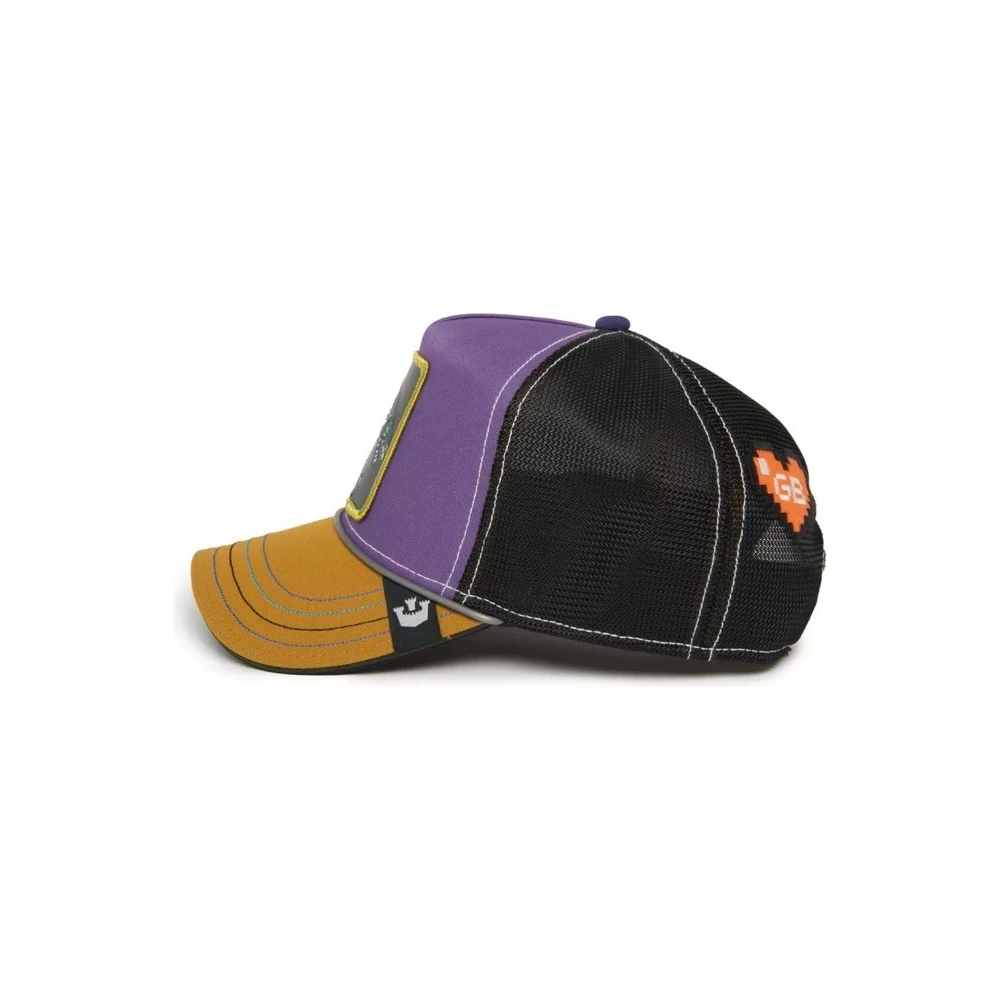 Goorin Bros Paarse Dragon Hammer Spike Trucker Cap Purple Heren