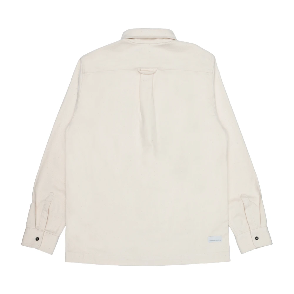 Nine In The Morning Japanse gabardine gewassen jas overhemd Beige Heren